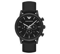 Emporio Armani Watch for Men, Chronograph Movement and 46mm Case Size with Stainless Steel, Leather Or Silicone Strap