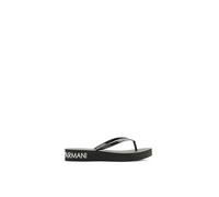 Emporio Armani Wedge Essential Flip Flops, Noir, XL Femme