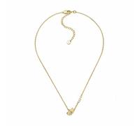 Emporio Armani Women's gold tone lobster clasp closure brass necklace