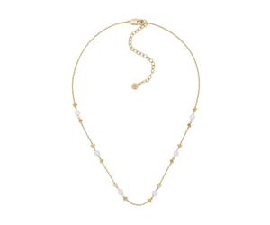Emporio Armani Women's gold tone lobster clasp closure brass necklace