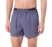 Emporio Armani Yarn Dyed Woven Boxer Caleçon Boxeur Homme