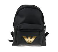 Emporio Armani - Zaino in Tessuto Gommato Backpack - Homme - Sacs - Noir - Taille: ONE Size