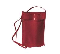 emporio rosa dei venti Lot de 10 Porte-Gobelets avec Col Dégustation 18 x 22 x 10 cm, Couleur Bordeaux, Métal, Réutilisable, 300 centilitres, Verre à Boire