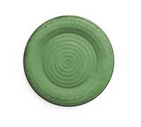 Emporio Zani Série Touch-Mel Lot de 2 assiettes plates unicolore Vert 26,7 cm