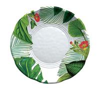 Emporio Zani Touch Mel York Lot de 2 assiettes creuses pour décoration florale 100 % mélamine