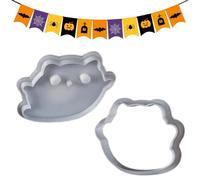 Emporte-Pièce À Pâtisserie | Emporte-Pièces Fantômes Chats Halloween | Moule Animal Chat Avec Décoration en pour la Préparation de Desserts