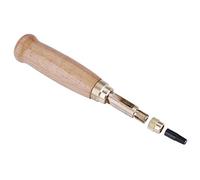 Emporte-pièce à vis Cuir Perforatrice pour Ceintures Montre Bandes Poignée en Bois Rotatif Outil de Perforation