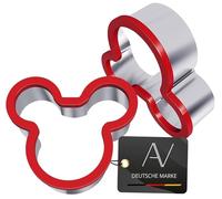 Emporte-pièce Avana en acier inoxydable Mickey Mouse 2er Set - Micky Maus