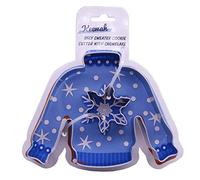 Emporte-pièce avec mini flocon de neige 10,2 cm et flocon de neige 3,6 cm en acier inoxydable