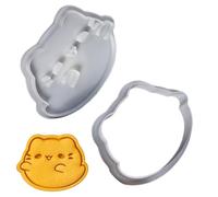 Emporte-Pièce Avec Tampon | Emporte-Pièces Fantômes Chats Halloween | Moule Animal Chat Avec Décoration en pour la Préparation de Desserts