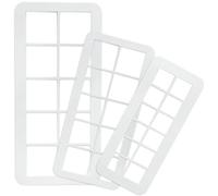 Emporte-pièce carré - Emporte-pièce géométrique multiemporte-pièce carré pour gâteau fondant - 3 tailles carrées pour décoration de gâteaux (carré)