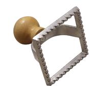 Fackelmann Emporte-pièce carré 40923 pour raviolis Bois Aluminium 6 x 6 x 7,2 cm