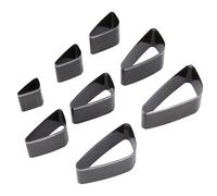 emporte piece cuir,8pcs Perforatrice en Cuir,Ensemble d'Outils de Coupe de Cuirs Triangle Perforatrice de Trou de Géométrie En Cuirs Creux Cutter Die Kit d'Outils de Poinçonnage Ensemble de Matrices