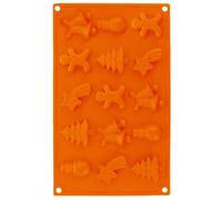 Moule à mini-gâteaux en silicone marron de Noël MIX SILLINIE ORION 151754