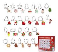 Emporte Piece En Acier Inoxydable,Emporte Piece Biscuit Pour DéCoration,Emporte Piece Patisserie,Lot De Emporte-PièCes De NoëL Mini Emporte-PièCes De NoëL En Forme D'éToile,Forme Biscuit NoëL