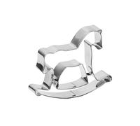 Emporte-pièce en acier inoxydable - Fournitures de cuisson à démoulage facile - Moules à biscuits Année du cheval 2026 | Pour pâte, dessert, fondant, chocolat, maison, restaurant, Nouvel An, festival