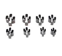 Emporte-pièce en cuir, 8 pièces, ensemble de découpeurs à empreinte creuse en acier à haute teneur en carbone, 8 tailles pour la fabrication artisanale de ceintures, sacs,