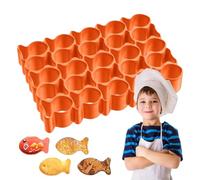 Emporte-pièce en forme de carpe koï pour crackers, pâte antiadhésive | Mini emporte-pièce en forme de poisson, moules à pâte antiadhésifs, moules de cuisson, mini formes de biscuits pour petites