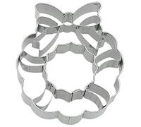 Emporte-pièce en forme de couronne de Noël en acier inoxydable