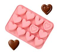 Emporte-pièce en forme de cœur | 12 cavités passe au lave-vaisselle | Mini moule à biscuits, pour les passionnés, la famille, les amis, les étudiants, les adultes, les hommes, les femmes, les fêtes