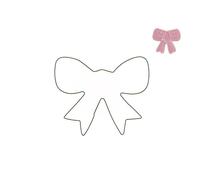 Emporte-Pièce En Forme De Noeud Papillon, Décoration De Gâteau Fondant En Abricot, Outils De Décoration De Gâteaux En Acier Inoxydable, 1 Pièce