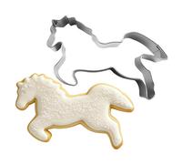 Emporte-pièce en forme de petit cheval - Ustensiles de cuisson en acier inoxydable | Moule à biscuits Prensible - Pour fête à la maison, Noël, anniversaire, réunion de famille, parents débutants