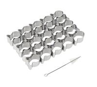 Emporte-pièce en Forme de Poisson Doré,Mini-emporte-pièce en Acier Inoxydable a 25 Cavités pour la Cuisson de Biscuits et de Petites Friandises