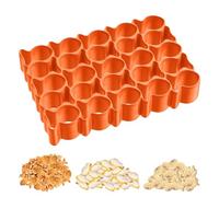 Emporte-pièce en forme de poisson rouge - 25 cavités - Moule de cuisson pour petites friandises, aliments en forme de poisson