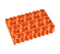 Emporte-pièce en forme de poisson rouge - Emporte-pièce à 25 cavités en forme de poisson rouge | Polyvalent | Moule de cuisson réutilisable en forme de poisson | Emporte-pièce pour petites friandises