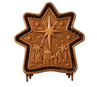 Emporte-pièce Faith and Nativity - Moule à - Crèche de Noël | Emporte-pièce de vacances pour parents, débutants, professionnels, maison, appartement, fête, école, projet d'événement
