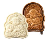 Emporte-pièce Faith and Nativity - Moule à - Crèche de Noël | Emporte-pièce de vacances pour parents, débutants, professionnels, maison, appartement, fête, école, projet d'événement
