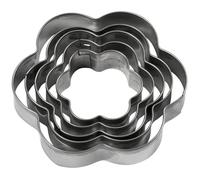 Emporte pièce - Fleurs - 5 pcs - Inox - Compatible lave-vaisselle - Découpoirs créatifs