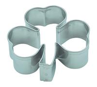 Emporte-pièce, format trèfle à 3 feuilles. Dimensions: 4,5 cm. En acier inoxydable