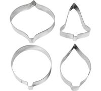 Emporte pièce inox - Boules de Noël - 4 pcs