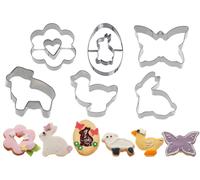 Emporte-Pièce Inox Pâques 6 Pcs EVA COLLECTION
