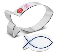 Emporte-Pièce Jésus Poisson - 10,2 cm par Ann Clark