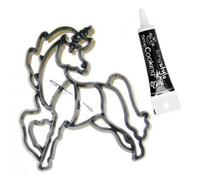 Emporte-pièce Licorne à assembler + Stylo de glaçage noir Youdoit