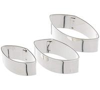 Staedter Emporte-pièce Lisse Ovale argenté