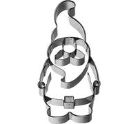 Birkmann Ausstechform Weihnachtswichtel, mit Innenprägung, Ausstecher, Plätzchenform, Keks, Plätzchen, Edelstahl, 9 cm, 198333