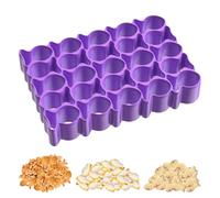 Emporte-pièce - Moule multi-moules à 25 cavités, outil de cuisson doré pour cracker, mini presse à poisson, petites friandises ABS de qualité alimentaire | Forme parfaite pour les crackers, les