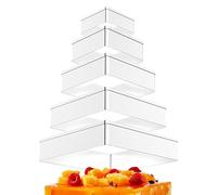 Emporte-pièce - Moules À Biscuits Rectangulaires, Emporte-pièce Carré En Acier Inoxydable, Kit De Moules À Fondant De Cuisson | Ensemble De Coupe Pour Gâteaux Mous, Biscuits, Pâtisseries, Préparation