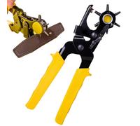 Emporte-Pièce Pour Ceinture En Cuir | Pince à Percer Multi-Taille Robust et Ergonomique | Poinçon Pour Bricolage Et Artisanat En Cuir Et Lanières,Pour Selliers Chaussures Projets Maison Loisirs Caoutc