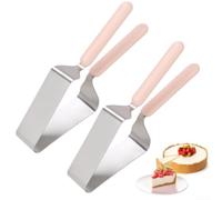 Emporte-pièce réglable en acier inoxydable avec poignées ergonomiques, conçu pour une utilisation confortable et double fonction de coupe et de service (2 pièces)