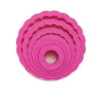 Decora 0255301 Set 6 EMPORTE-Piece Ronde CANNELé CM 1,5/2,5/3,5/5/6,5/8, Plastique