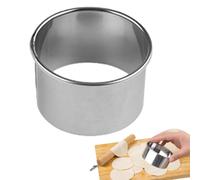 Emporte-pièce rond en acier inoxydable pour donuts | Fournitures professionnelles pour travaux manuels, tampon réutilisable pour friandises faites maison