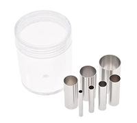 Emporte Piece Rond,Lot de 7 emporte-pièces creux en acier inoxydable Moule à Biscuits en Métal 7 Tailles Différentes pour Biscuits Cutter Rond pour la Pâte Cercle Bricolage Artisanat Rangement