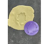 Emporte pièce Tampon Reine Elisabeth - Forme - pour la réalisaton de biscuit sablé, patisserie, pate à sucre -Décoration gateau-Fait maison- ELACE