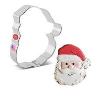 Emporte-pièce visage de Père Noël 10,8 cm, Fabriqué aux États-Unis par Ann Clark