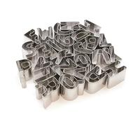 Emporte-Pièces 26 Lettres "Alphabet" 2cm Argent