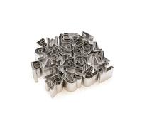 Lily Cook Emporte-pièces Alphabet KP5130 26 lettres inox 2 cm argent